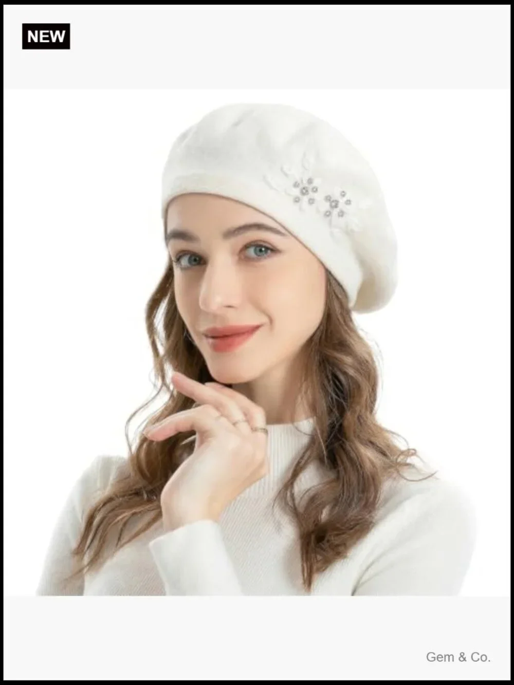 Reversible Double Knit Beret Hat - Warm Bucket Style